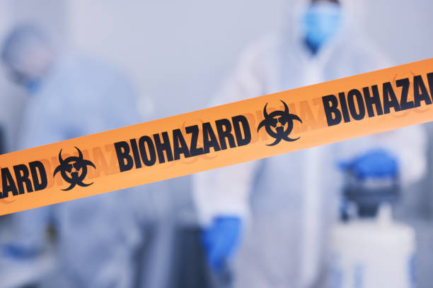 Professional Biohazard technician working in Claremont, NC